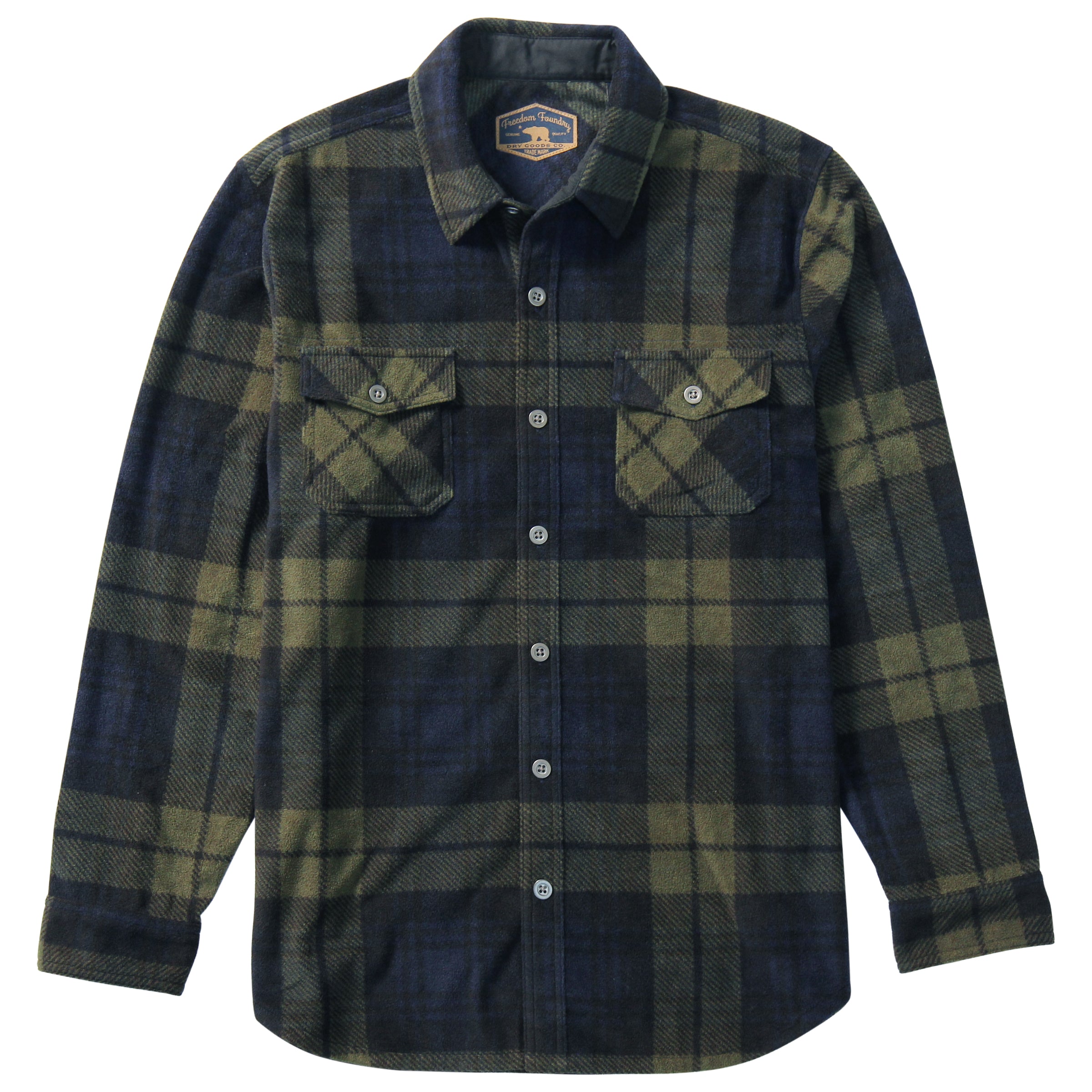 Grizzly Fleece Shirt S / Dress Blues Grizzly Fleece Shirt S / Dress Blues