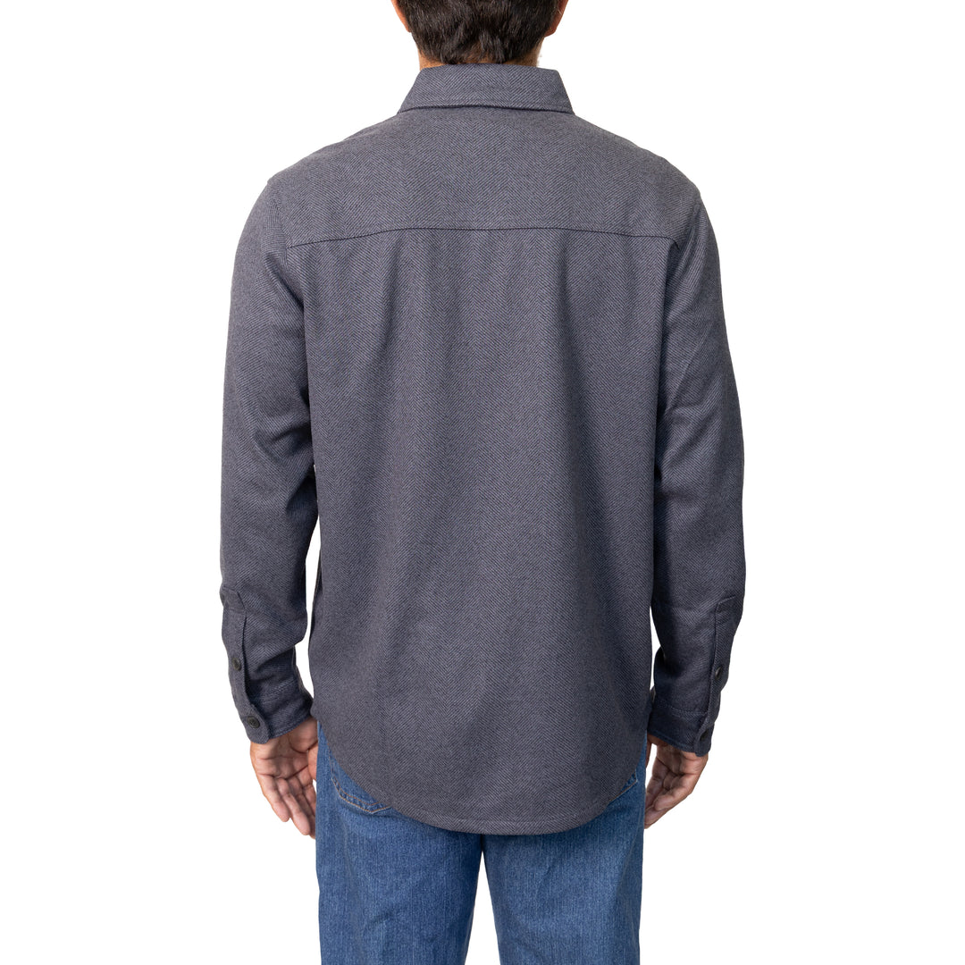 Capistrano Herringbone Knit Flannel Shirt
