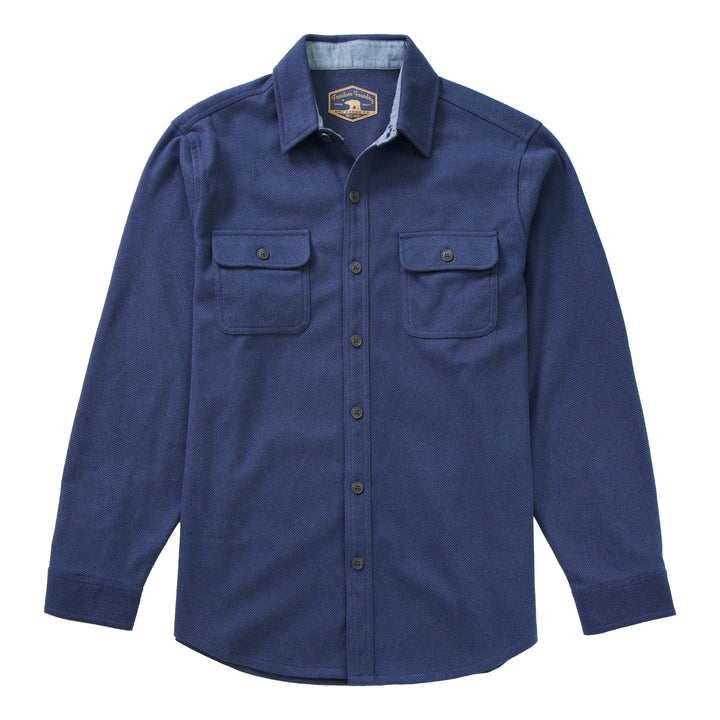 Capistrano Herringbone Knit Flannel Shirt