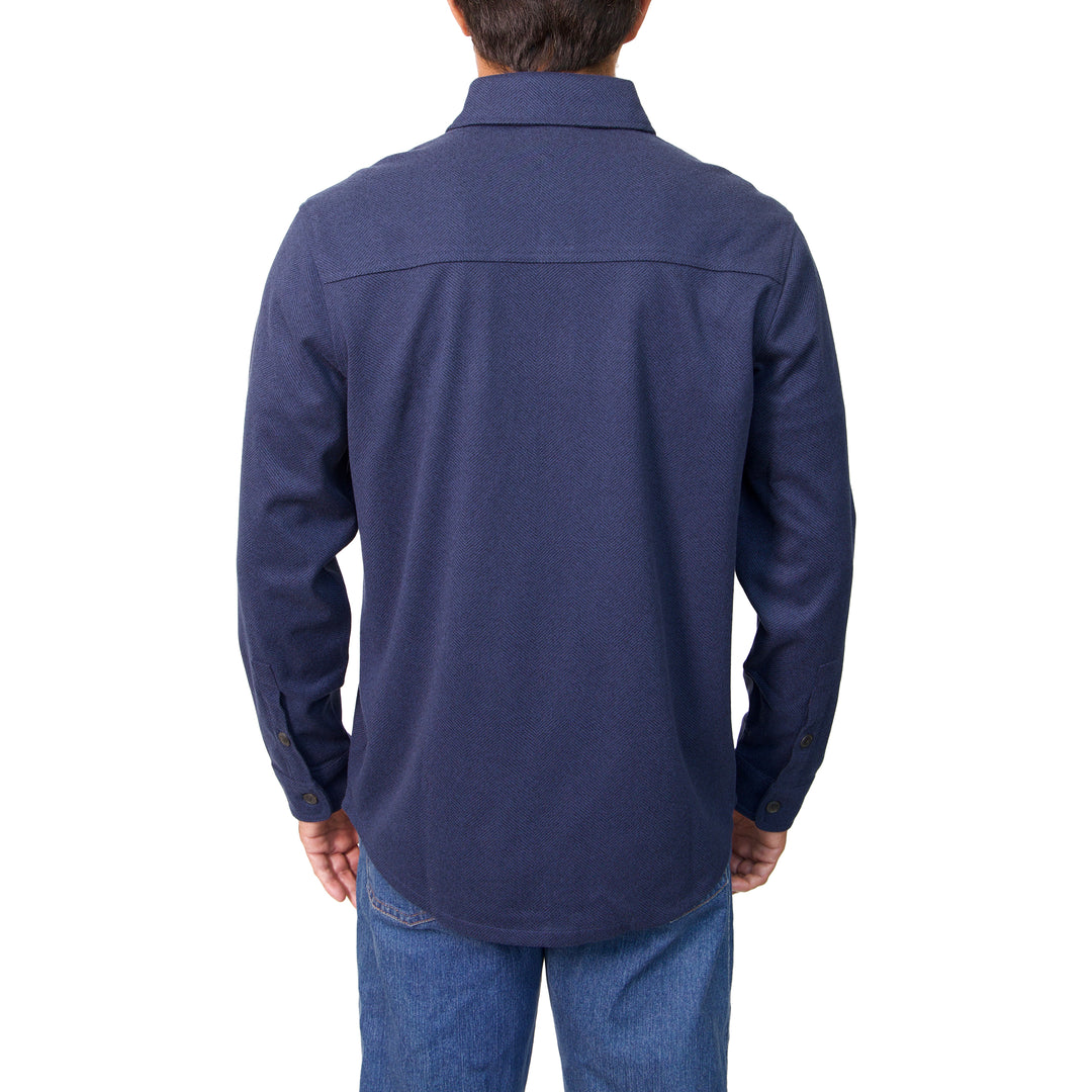 Capistrano Herringbone Knit Flannel Shirt